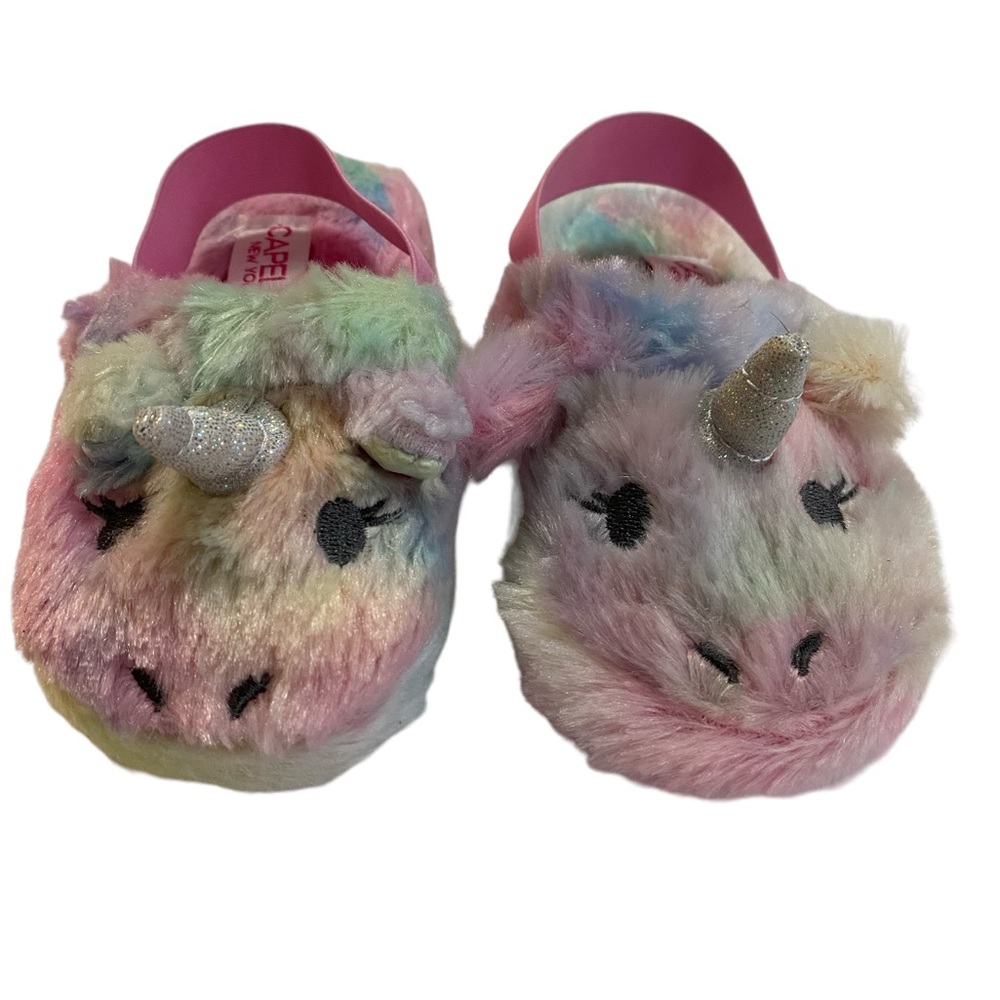 Capelli New York Unicorn Slippers Girls Size 6/7